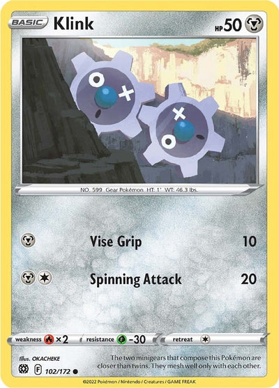Image for Klink (SWSH09: Brilliant Stars) (102/172) - Pokemon