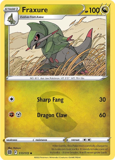 Image for Fraxure (SWSH09: Brilliant Stars) (111/172) - Pokemon