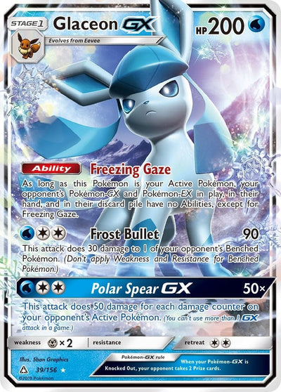 Glaceon GX (SM - Ultra Prism) (39/156) 