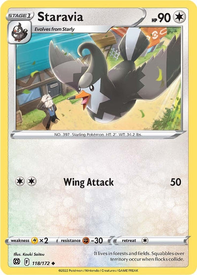 Image for Staravia (SWSH09: Brilliant Stars) (118/172) - Pokemon