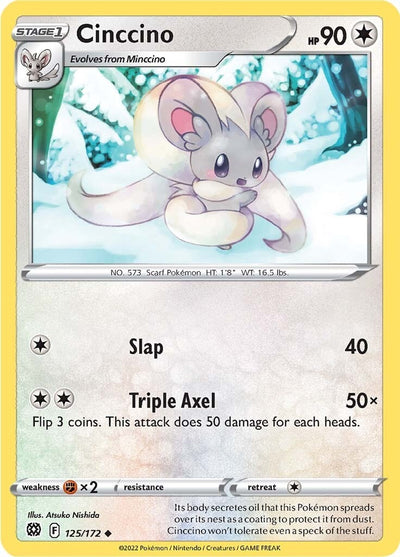 Image for Cinccino (SWSH09: Brilliant Stars) (125/172) - Pokemon