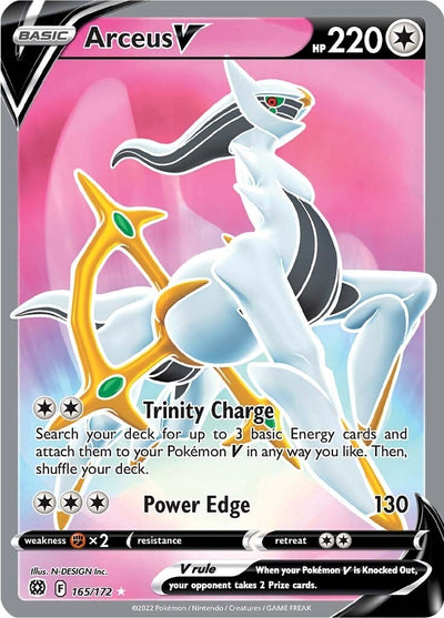 Image for Arceus V (Full Art) (SWSH09: Brilliant Stars) (165/172) - Pokemon