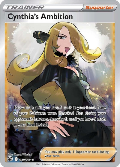 Image for Cynthia's Ambition (Full Art) (SWSH09: Brilliant Stars) (169/172) - Pokemon