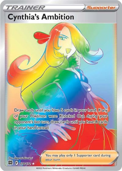 Image for Cynthia's Ambition (Secret) (SWSH09: Brilliant Stars) (178/172) - Pokemon