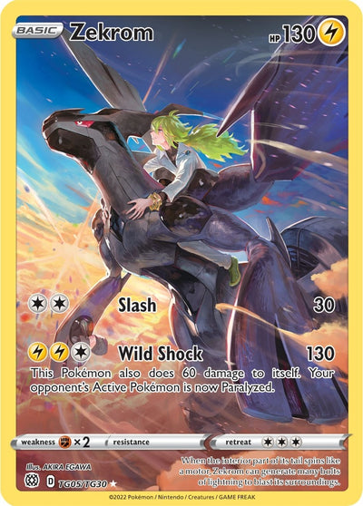 Image for Zekrom (SWSH09: Brilliant Stars Trainer Gallery) (TG05/TG30) - Pokemon