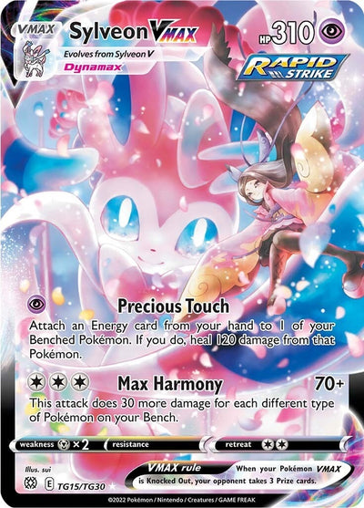 Image for Sylveon VMAX (SWSH09: Brilliant Stars Trainer Gallery) (TG15/TG30) - Pokemon
