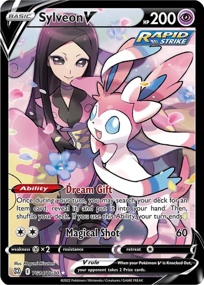 Image for Sylveon V (SWSH09: Brilliant Stars Trainer Gallery) (TG14/TG30) - Pokemon