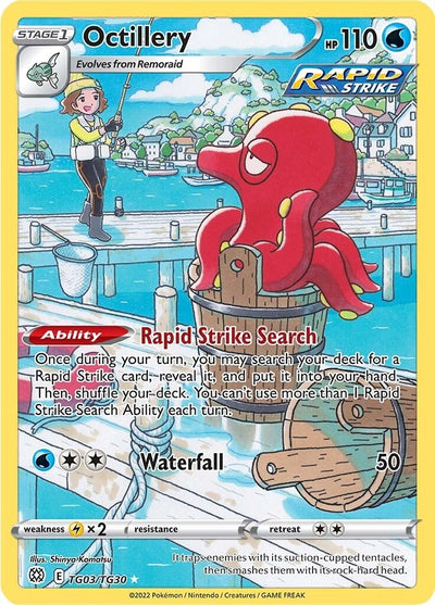 Image for Octillery (SWSH09: Brilliant Stars Trainer Gallery) (TG03/TG30) - Pokemon