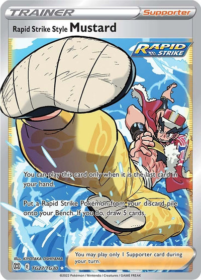 Image for Rapid Strike Style Mustard (SWSH09: Brilliant Stars Trainer Gallery) (TG27/TG30) - Pokemon