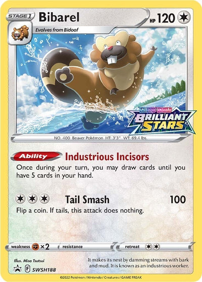 Image for Bibarel - SWSH188 (SWSH: Sword & Shield Promo Cards) (SWSH188) - Pokemon