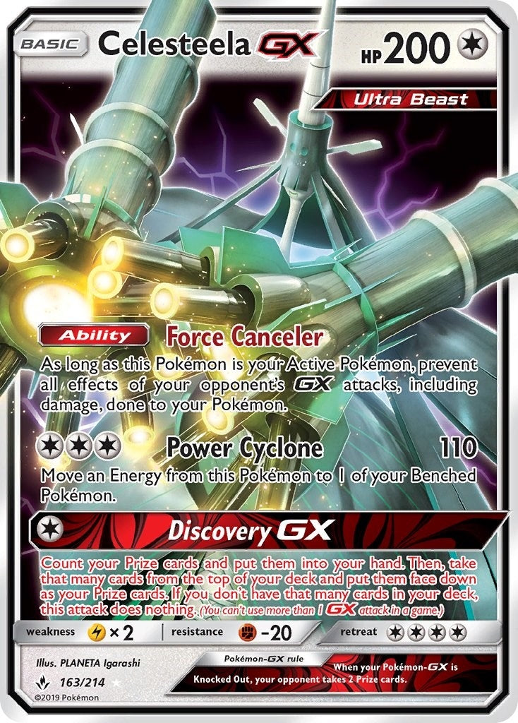 Celesteela GX (SM - Unbroken Bonds) (163/214)