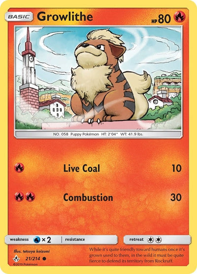 Growlithe (SM - Unbroken Bonds) (21/214) 
