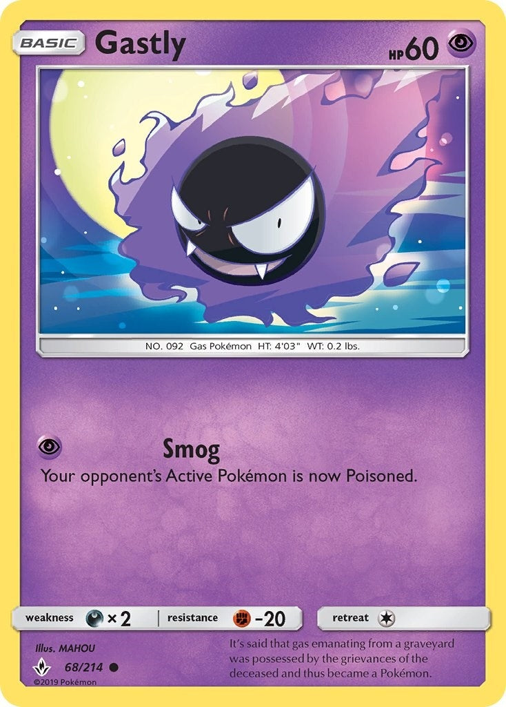 Gastly (68) (SM - Unbroken Bonds) (68/214) 