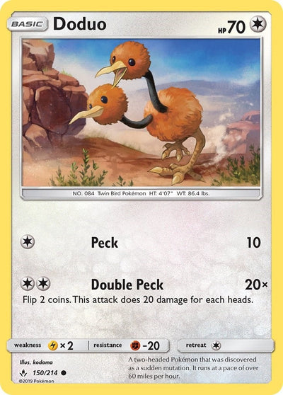 Doduo (SM - Unbroken Bonds) (150/214) 