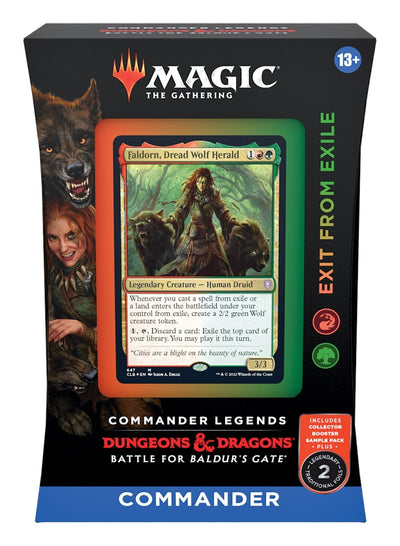 Image for Commander Legends: Battle for Baldur's Gate - Exit from Exile Commander Deck (CLB)