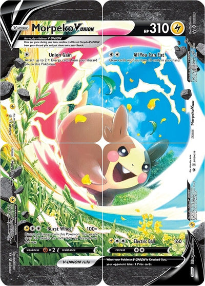 Image for Morpeko V-Union [Set of 4] (SWSH: Sword & Shield Promo Cards) (SWSH218) - Pokemon
