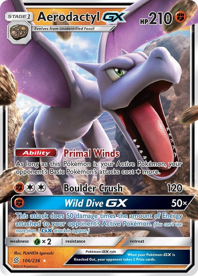 Aerodactyl GX (SM - Unified Minds) (106/236)