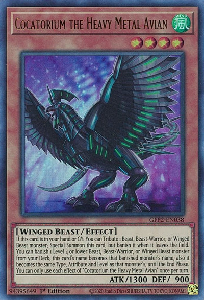 Image for Cocatorium the Heavy Metal Avian (Ghosts From the Past: The 2nd Haunting) (GFP2-EN038) - YuGiOh