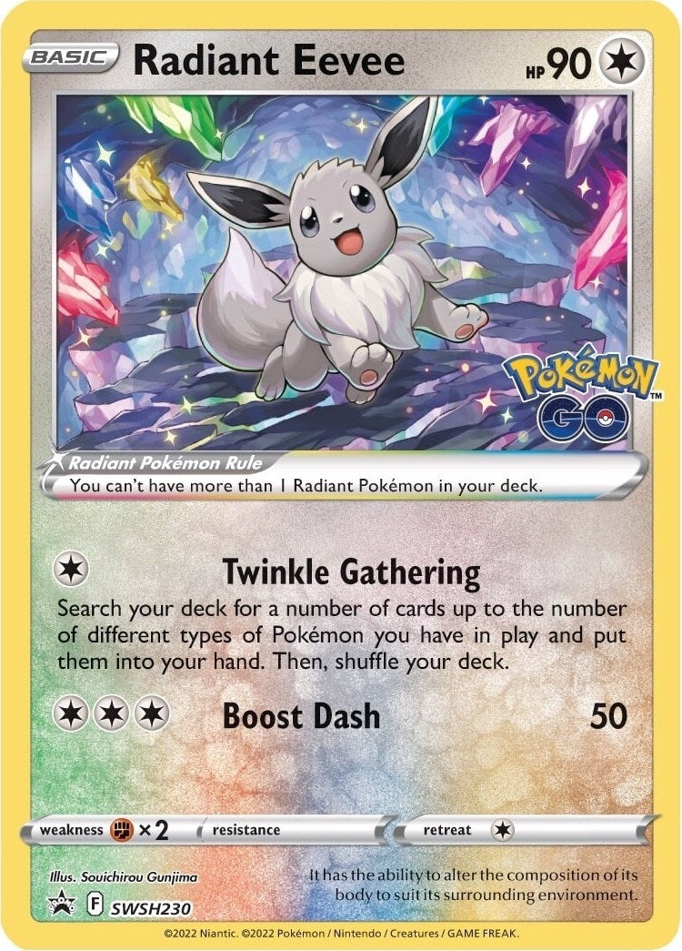 Image for Radiant Eevee - SWSH230 (SWSH: Sword & Shield Promo Cards) (SWSH230) - Pokemon