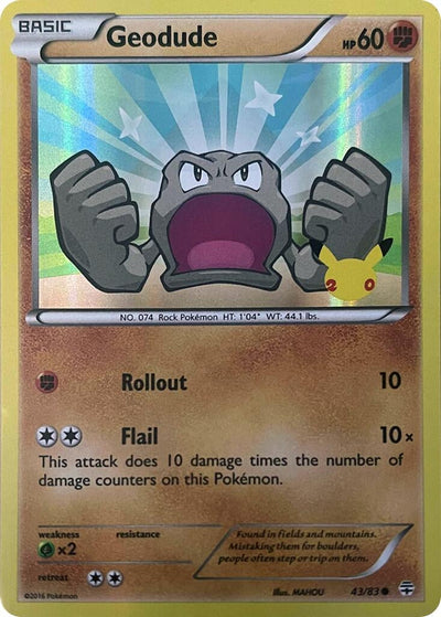 Geodude (Stamped) (Generations) (043/083)
