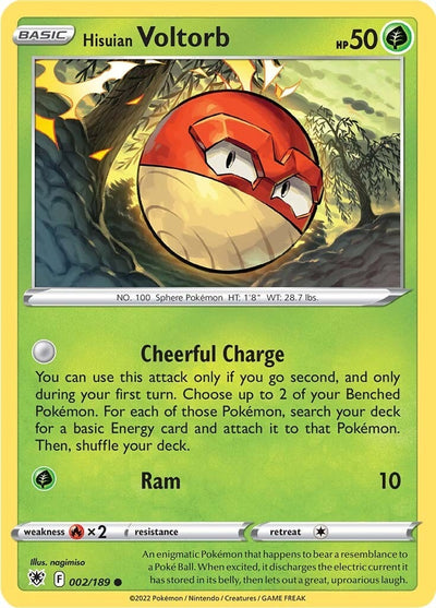 Image for Hisuian Voltorb (SWSH10: Astral Radiance) (002/189) - Pokemon