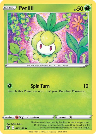Image for Petilil (SWSH10: Astral Radiance) (015/189) - Pokemon