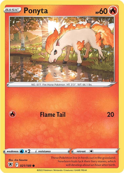 Image for Ponyta (SWSH10: Astral Radiance) (021/189) - Pokemon