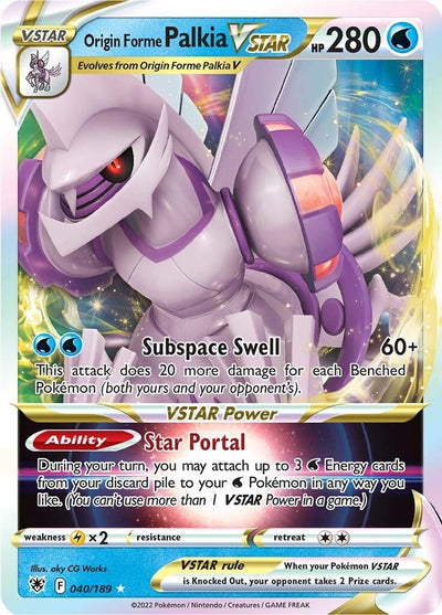Image for Origin Forme Palkia VSTAR (SWSH10: Astral Radiance) (040/189) - Pokemon