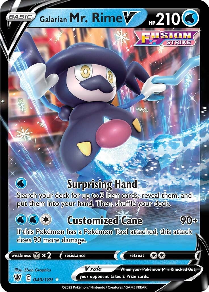 Image for Galarian Mr. Rime V (SWSH10: Astral Radiance) (049/189) - Pokemon
