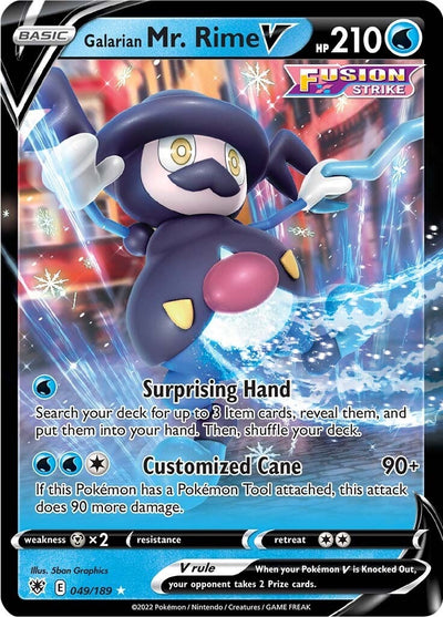 Image for Galarian Mr. Rime V (SWSH10: Astral Radiance) (049/189) - Pokemon