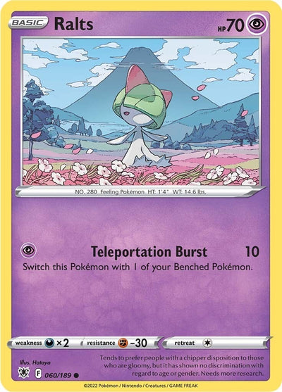 Image for Ralts (SWSH10: Astral Radiance) (060/189) - Pokemon