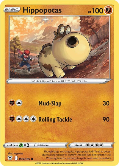 Image for Hippopotas (SWSH10: Astral Radiance) (079/189) - Pokemon