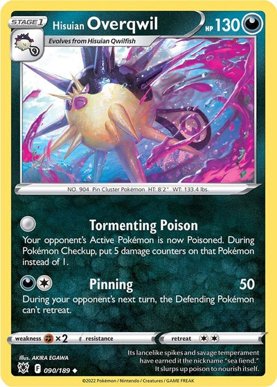 Image for Hisuian Overqwil (90) (SWSH10: Astral Radiance) (090/189) - Pokemon