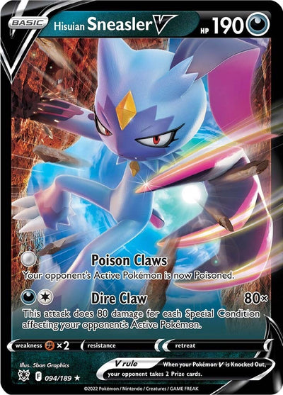 Image for Hisuian Sneasler V (SWSH10: Astral Radiance) (094/189) - Pokemon