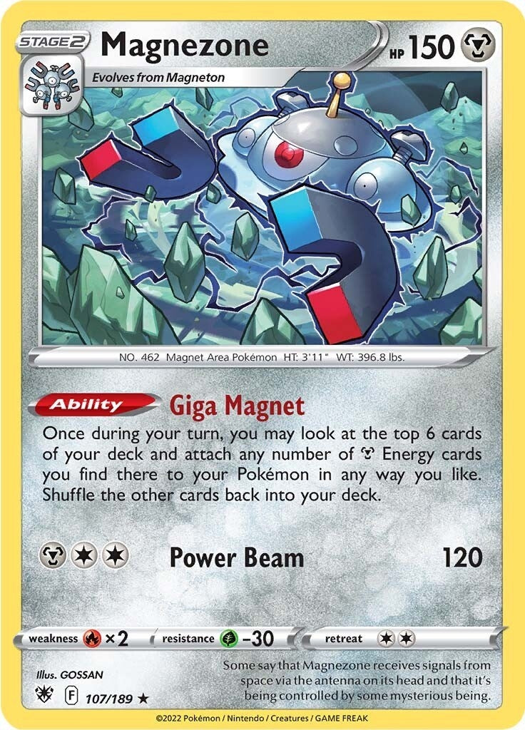 Image for Magnezone (SWSH10: Astral Radiance) (107/189) - Pokemon