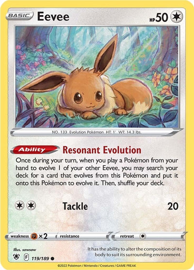 Image for Eevee (SWSH10: Astral Radiance) (119/189) - Pokemon