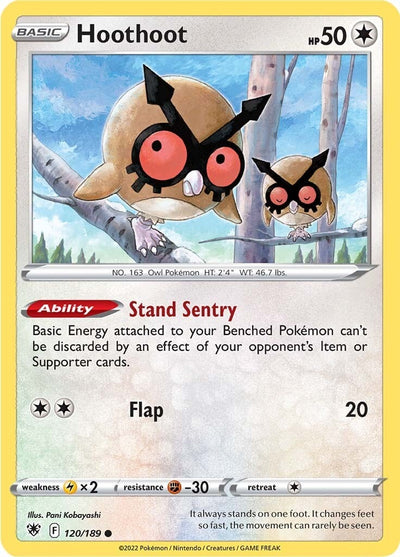 Image for Hoothoot (SWSH10: Astral Radiance) (120/189) - Pokemon