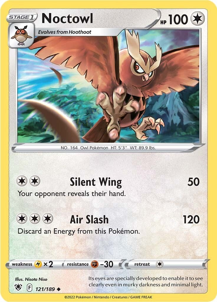 Image for Noctowl (SWSH10: Astral Radiance) (121/189) - Pokemon