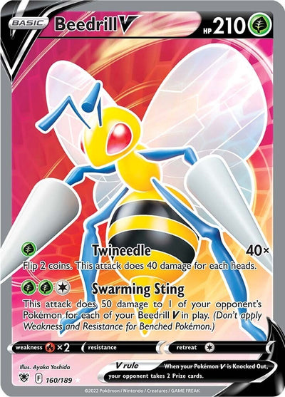 Image for Beedrill V (Full Art) (SWSH10: Astral Radiance) (160/189) - Pokemon