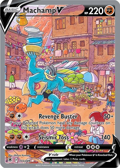 Image for Machamp V (Alternate Full Art) (SWSH10: Astral Radiance) (172/189) - Pokemon