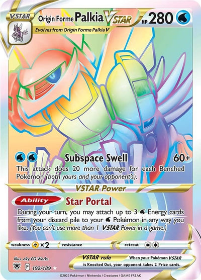 Image for Origin Forme Palkia VSTAR (Secret) (192) (SWSH10: Astral Radiance) (192/189) - Pokemon