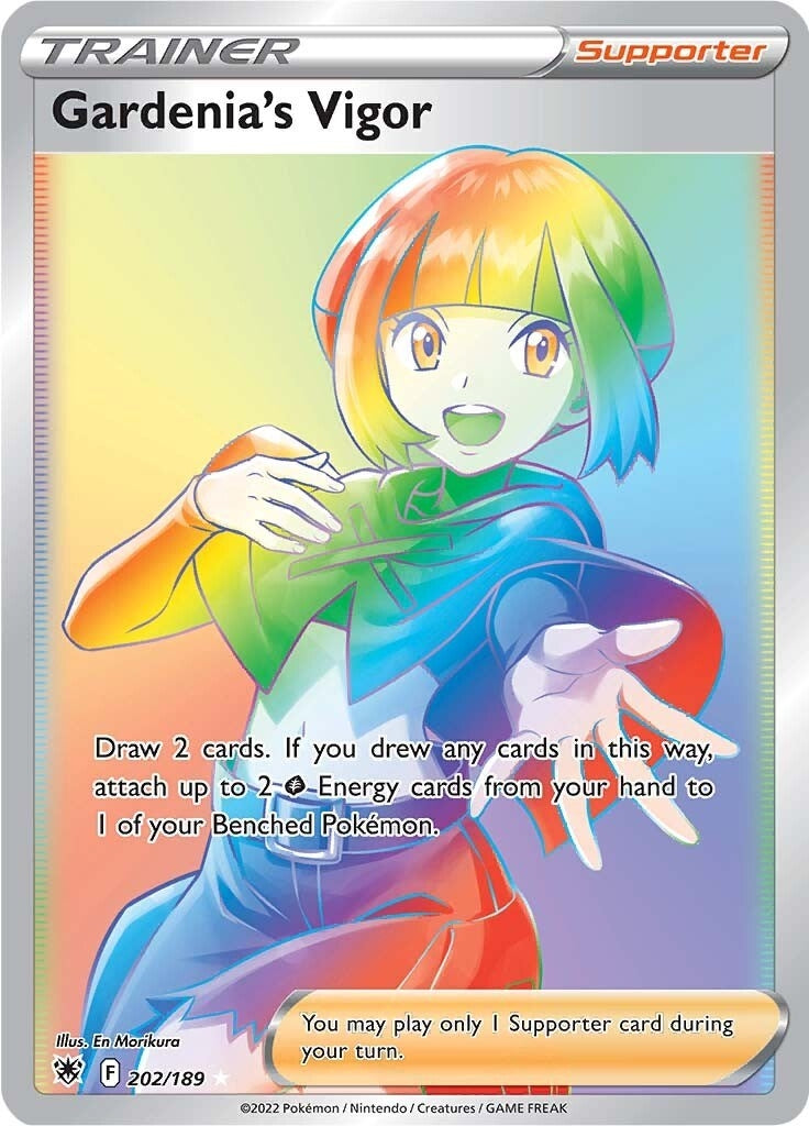 Image for Gardenia's Vigor (Secret) (SWSH10: Astral Radiance) (202/189) - Pokemon