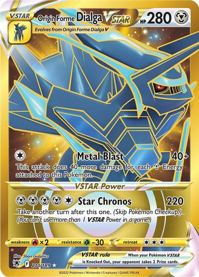 Image for Origin Forme Dialga VSTAR - 210/189 (Secret) (SWSH10: Astral Radiance) (210/189) - Pokemon