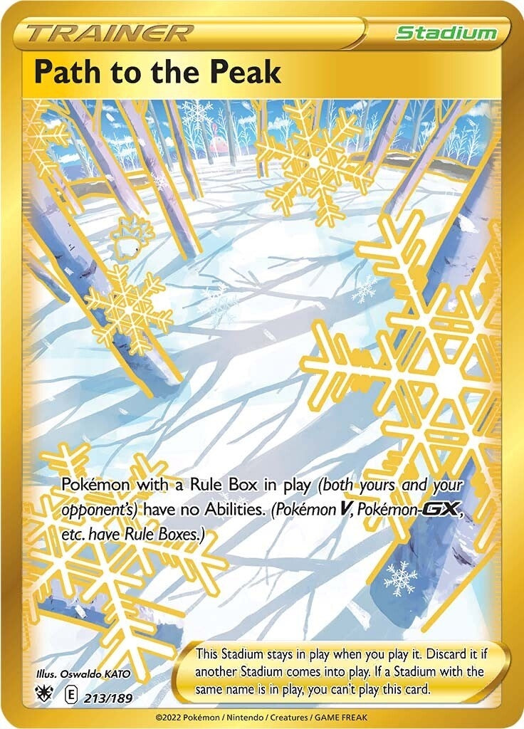 Image for Path to the Peak (Secret) (SWSH10: Astral Radiance) (213/189) - Pokemon