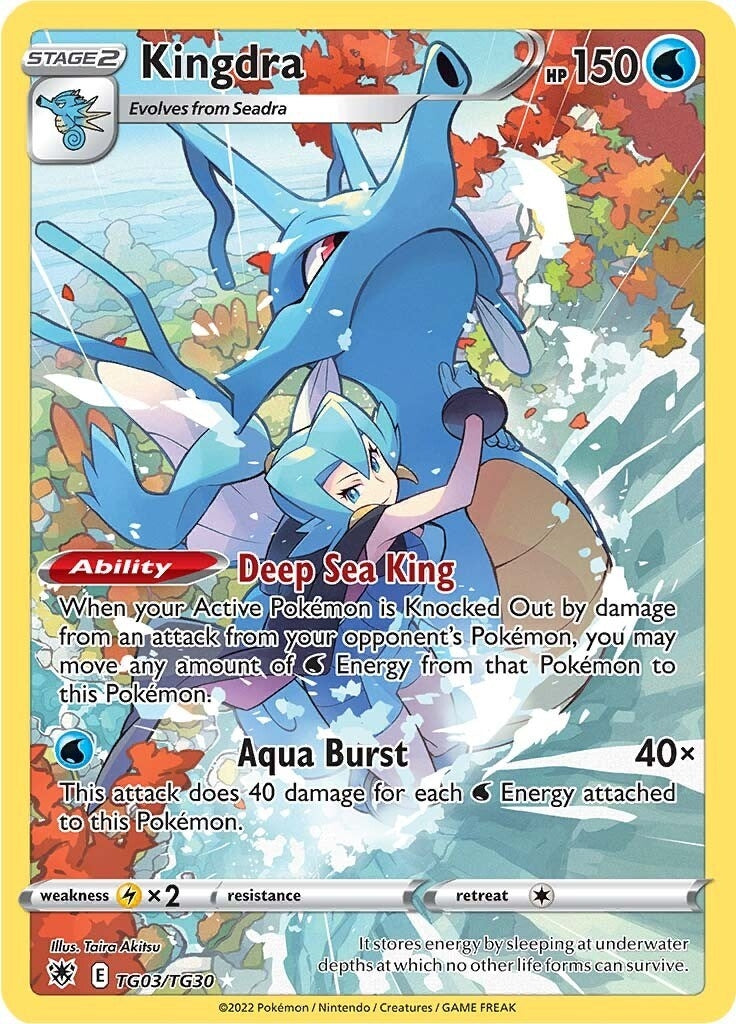 Image for Kingdra (SWSH10: Astral Radiance Trainer Gallery) (TG03/TG30) - Pokemon