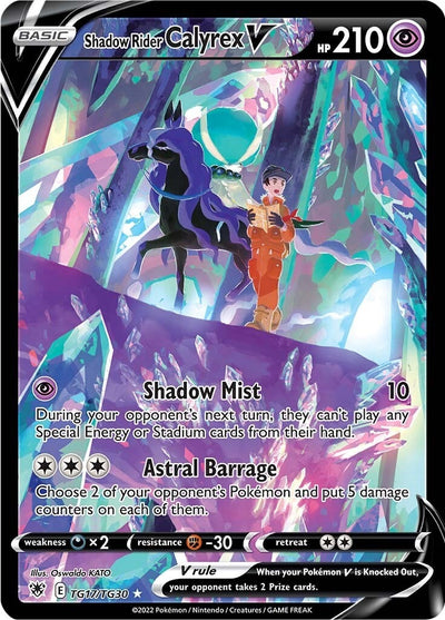 Image for Shadow Rider Calyrex V (SWSH10: Astral Radiance Trainer Gallery) (TG17/TG30) - Pokemon
