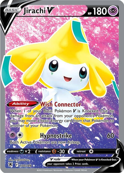 Image for Jirachi V (Full Art) (SWSH10: Astral Radiance) (170/189) - Pokemon