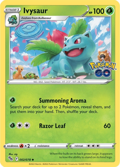 Image for Ivysaur (Pokemon GO) (002/078) - Pokemon