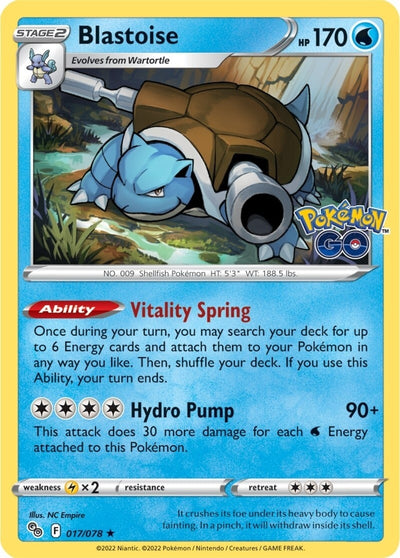Image for Blastoise (Pokemon GO) (017/078) - Pokemon