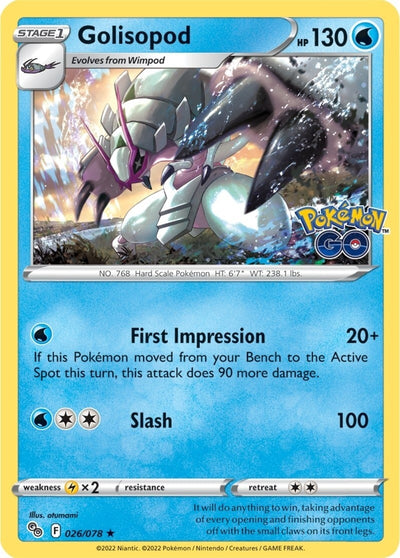 Image for Golisopod (Pokemon GO) (026/078) - Pokemon